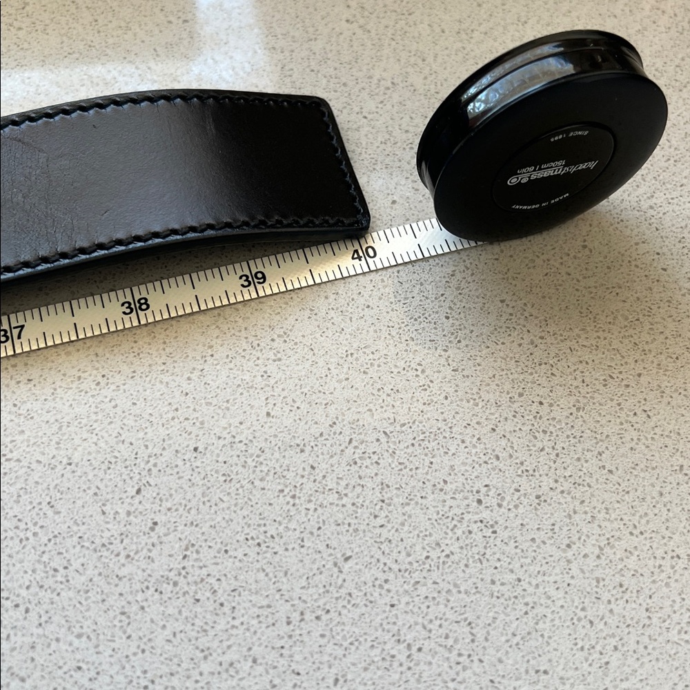 Gucci Black Leather / Silver Belt 🔥 - Picture 5 of 8